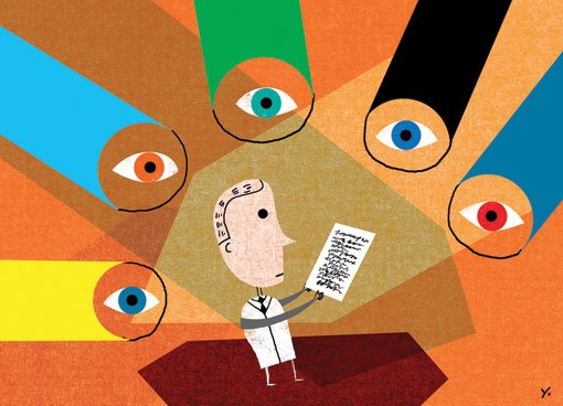 Artistic interpretation of peer review (Flickr)