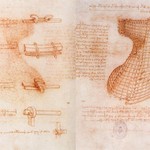 Leonardo_da_vinci,_Double_manuscript_page_on_the_Sforza_monument Wikipedia.jpg