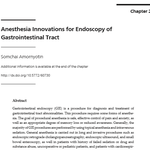 Anesthesia Innovations for Endoscopy of Gastrointestinal Tract (Endoscopy - Innovative Uses and Emerging Technologies).PNG